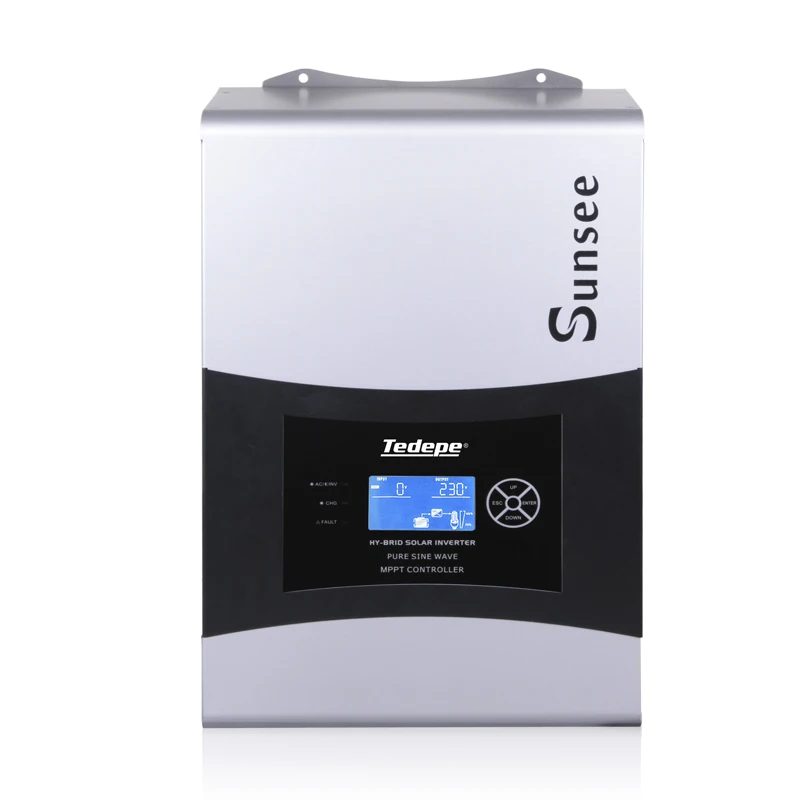 Pure Sine Wave Off Grid System 3KVA/2.4KW/24V With 60A MPPT Hybrid Solar Inverter