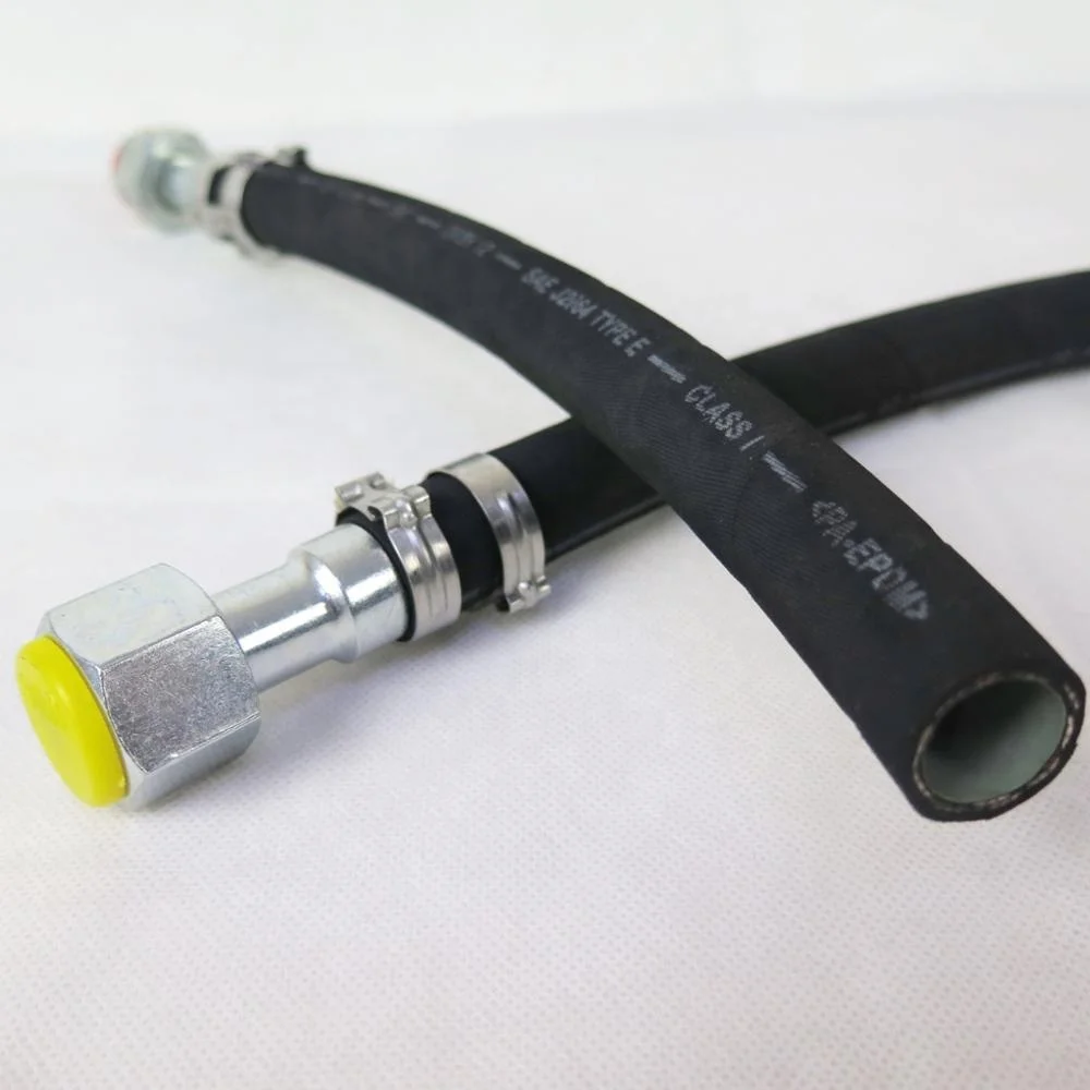 Chinese supplier SAE J2064 5/16 inch Type C Type E r134a r404 R12 freon high pressure flexible air condition rubber hose