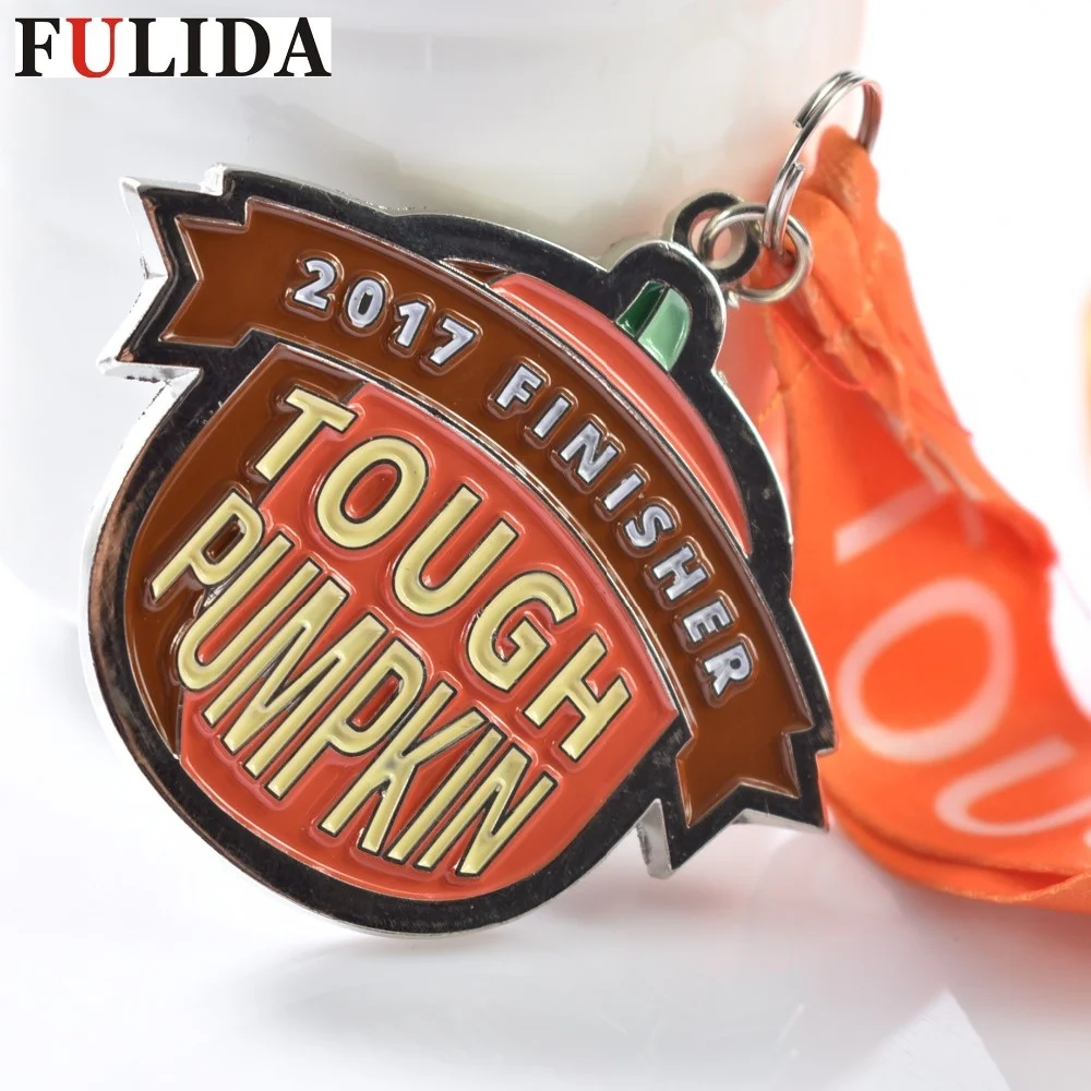 Customized half marathon 5k running magnet medal