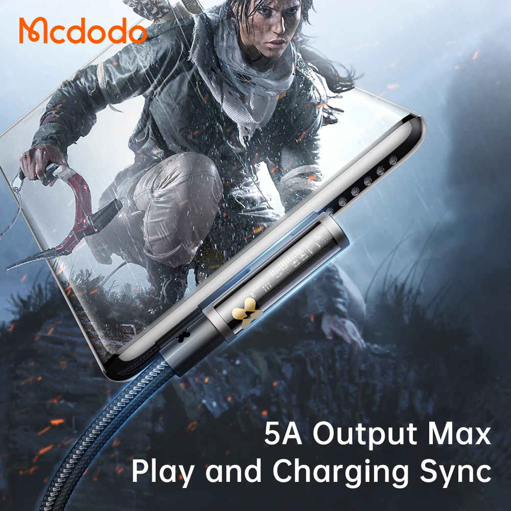 With E-mark USB C Charger Cable Fast Charging 100W PD QC 5A Elbow Transparent Shell Gold Plated Pin USB C to USB C Cables