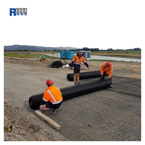 Hot Sale Asphalt Coated fiberglass plastic geogrid for Road Reinforcement Price