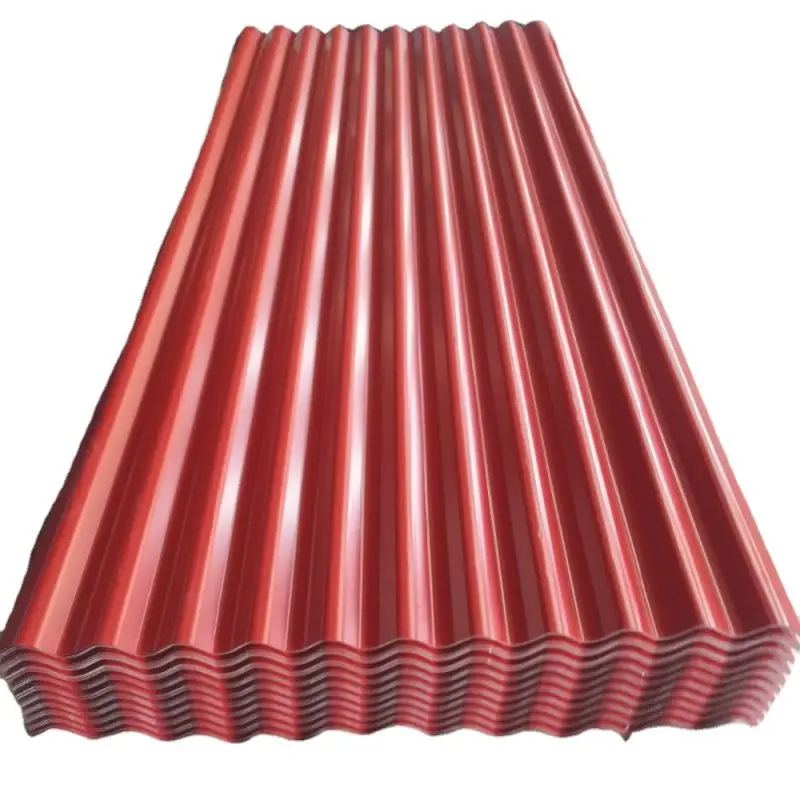 Good Manufacturer with big supply RAL 3009 Oxide Red 0.3mm PPGI color coated roofing sheet customized color and pattern