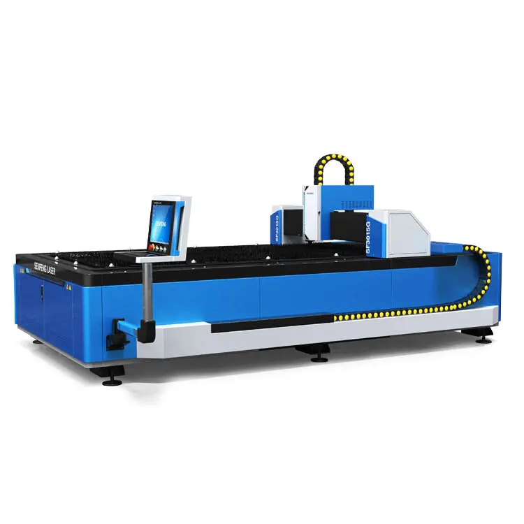 SENFENG Fiber  1500 watt  Laser Cutting Machine  for SS/CS/AL with new look  SF 3015G