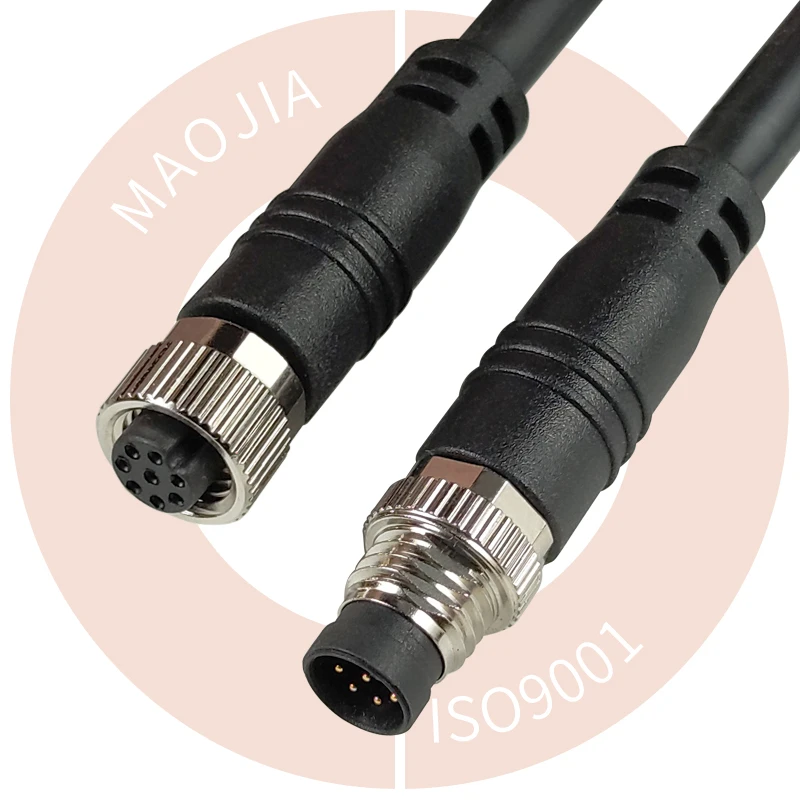 m8 m12 m16 cable waterproof ip65 ip67 male female direct plug 2 3 5 pin 4 pin connector m8 sensor cable assembly sensor m8 cable