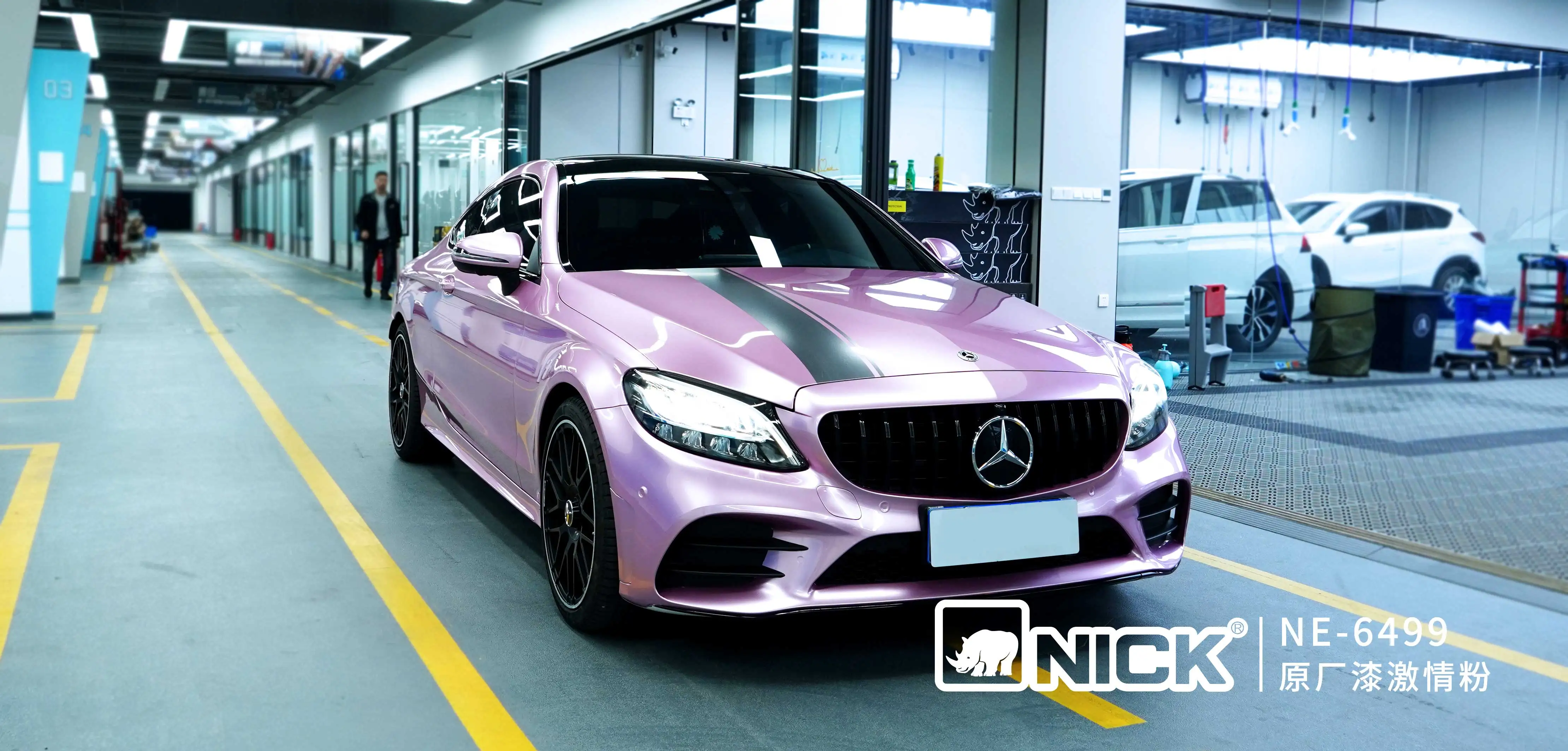 Ультраглянцевая подложка из ПЭТ без апельсиновой корки оригинальная краска Mamba зеленая автомобильная пленка