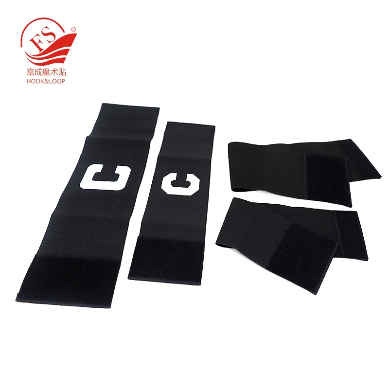 Elastic Adjustable Funeral Armband Sports Captain ArmBands With Custom Logo