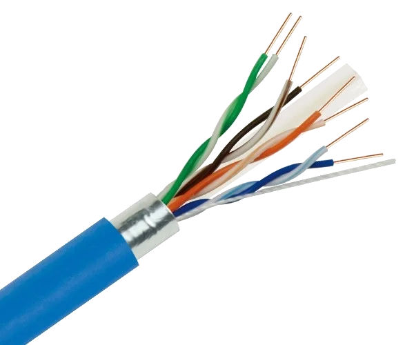 High Quality Shielded Twisted Pair cat6a cat 6a FTP SFTP Outdoor Internet Network Communication Cable 305M Per Coil