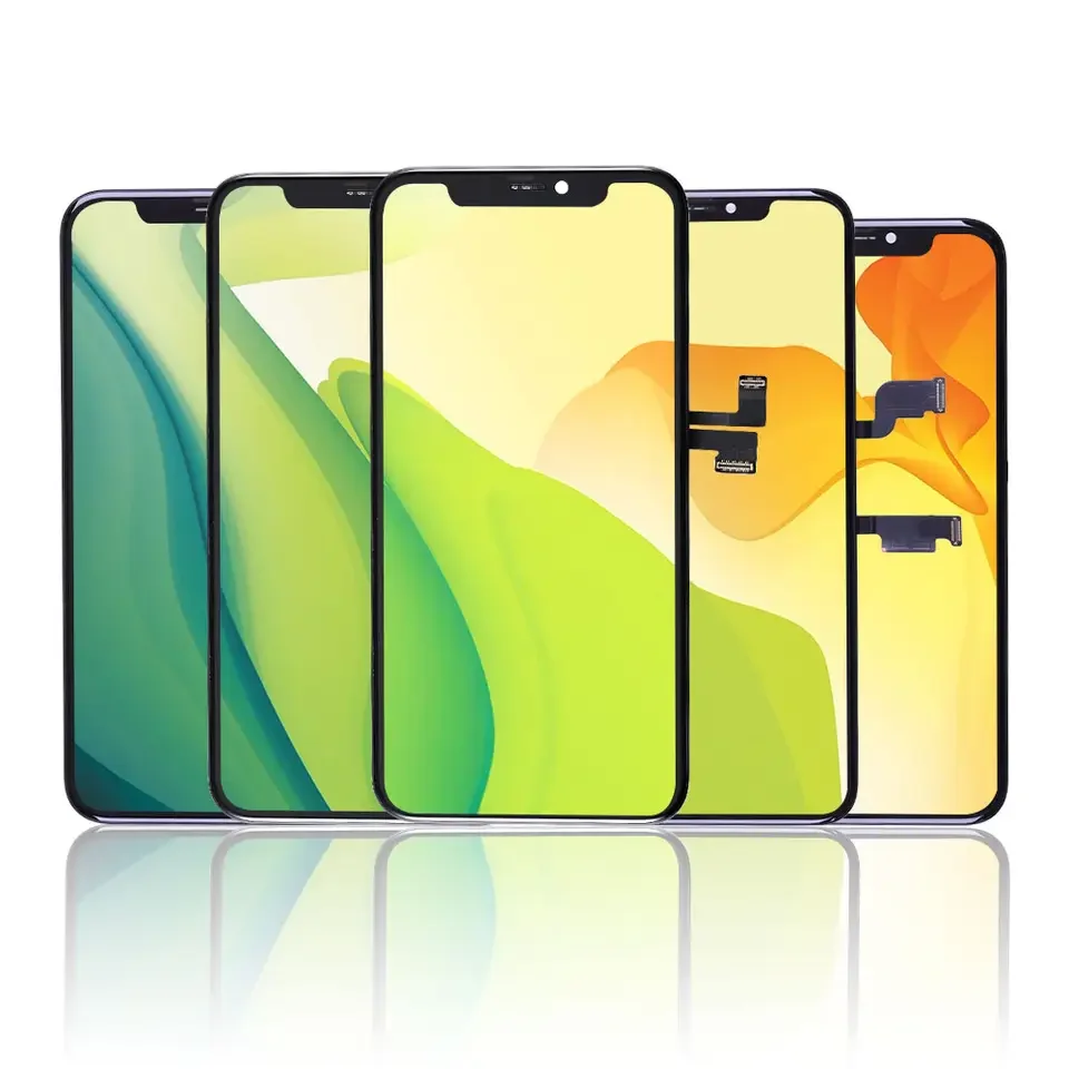 Real photos mobile phone lcds touch screen LCD Original for iphone 11 12 replacement lcd screen for iphone  x xs max 11 pro OEM