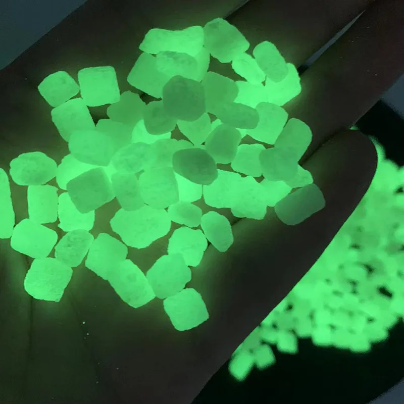 Factory wholesale resin luminous stone park courtyard road landscape paving decoration artificial ice luminous stones