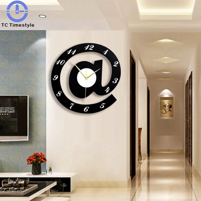 Wall Clock The Nordic A Creative Personality Symbol Mute Fashion Bedroom Living Room Home Trend Abstract Modern Design
