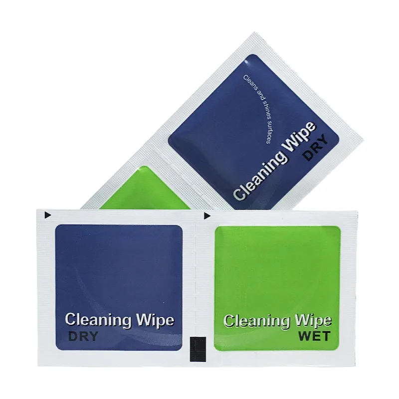 High Quality Non Woven Dust Removal Suede Fiber Camera Lens Cleaning Wet Wipes
