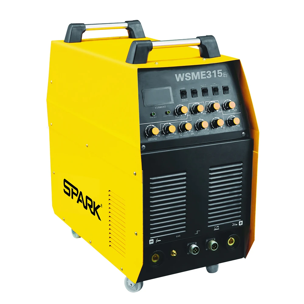 High quality tig/mma 250 amps wsme-315 ac/dc inverter pulse welder tig mma mig mag welding machine