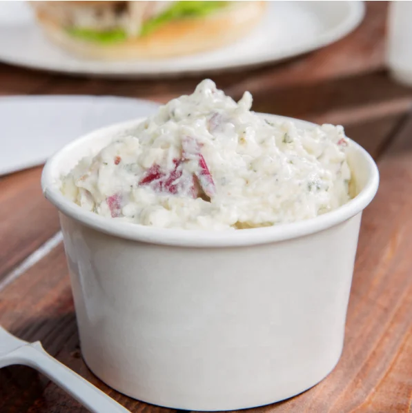 Custom Design Paper Polka Dot Ice Cream Cups 12 OZ Disposable Paper Cup