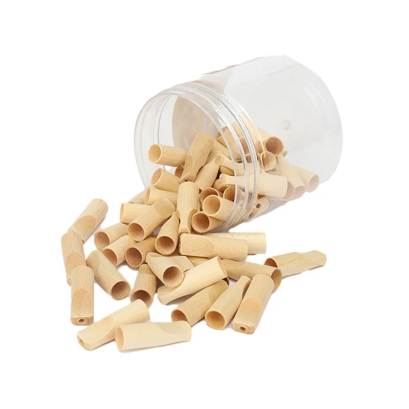 Wooden cigarette holder smoking accessories logo custom mouthpiece cigarette filter with different tastes