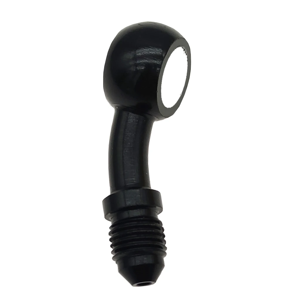 an3 3an 10mm straight 0 deg 28 deg 90deg degree ptfe brake oil line hose ends stainless steel crimp banjo brake fittings