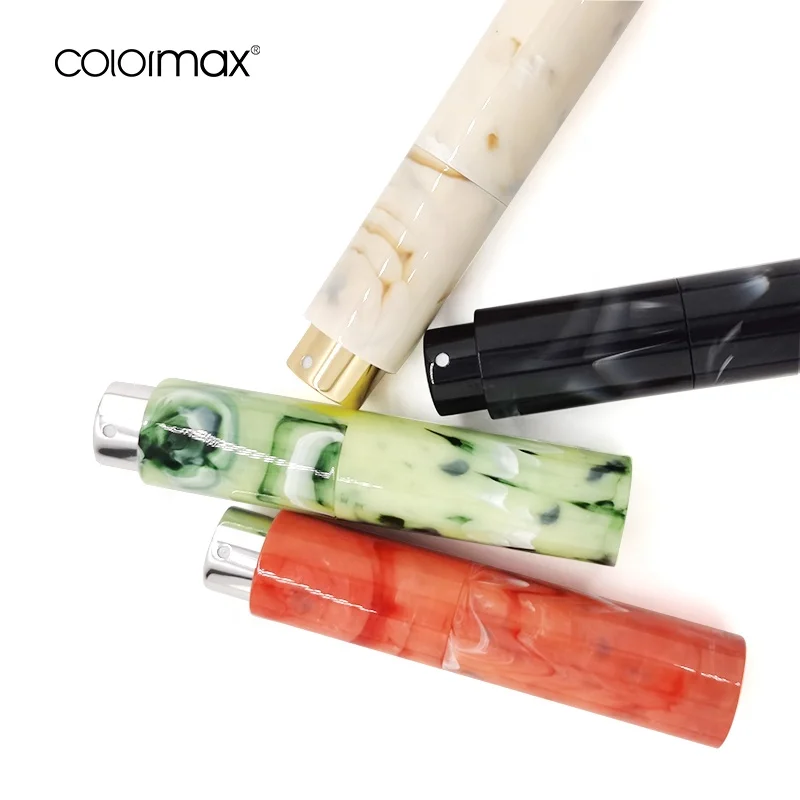 8ml 10ml 15ml 20ml Empty Twist Up Travel Aluminium Refillable Black Matte Perfume Atomizer Bottle