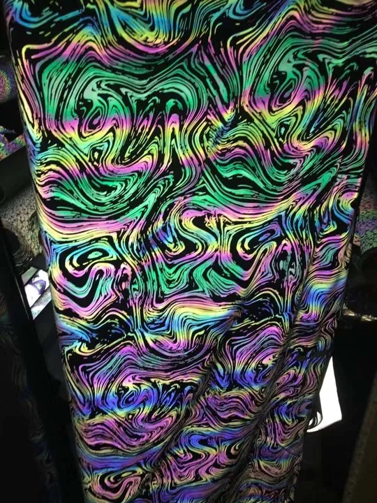 reflective fabric stretch reflective fabric waterproof reflective fabric for clothing