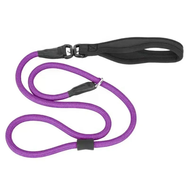 Strong Nylon Braided Rope Leash by Manufacturer Personalized Dog Walking and Outdoor Training Lead with Waxed Thread