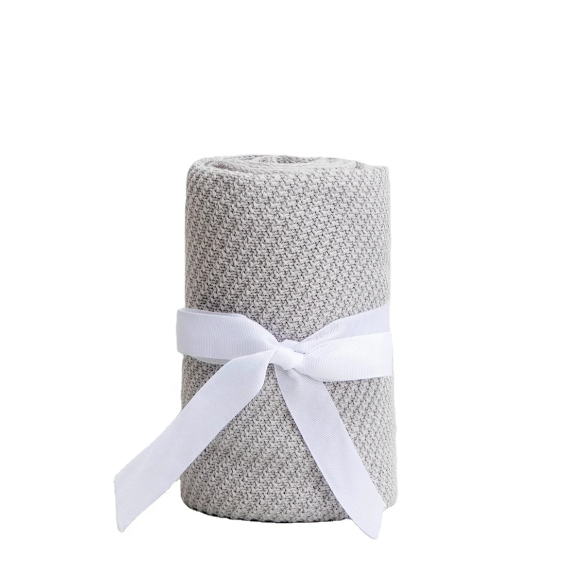 100% Cotton Crochet Baby Blanket Knitted Throw Blankets for Baby