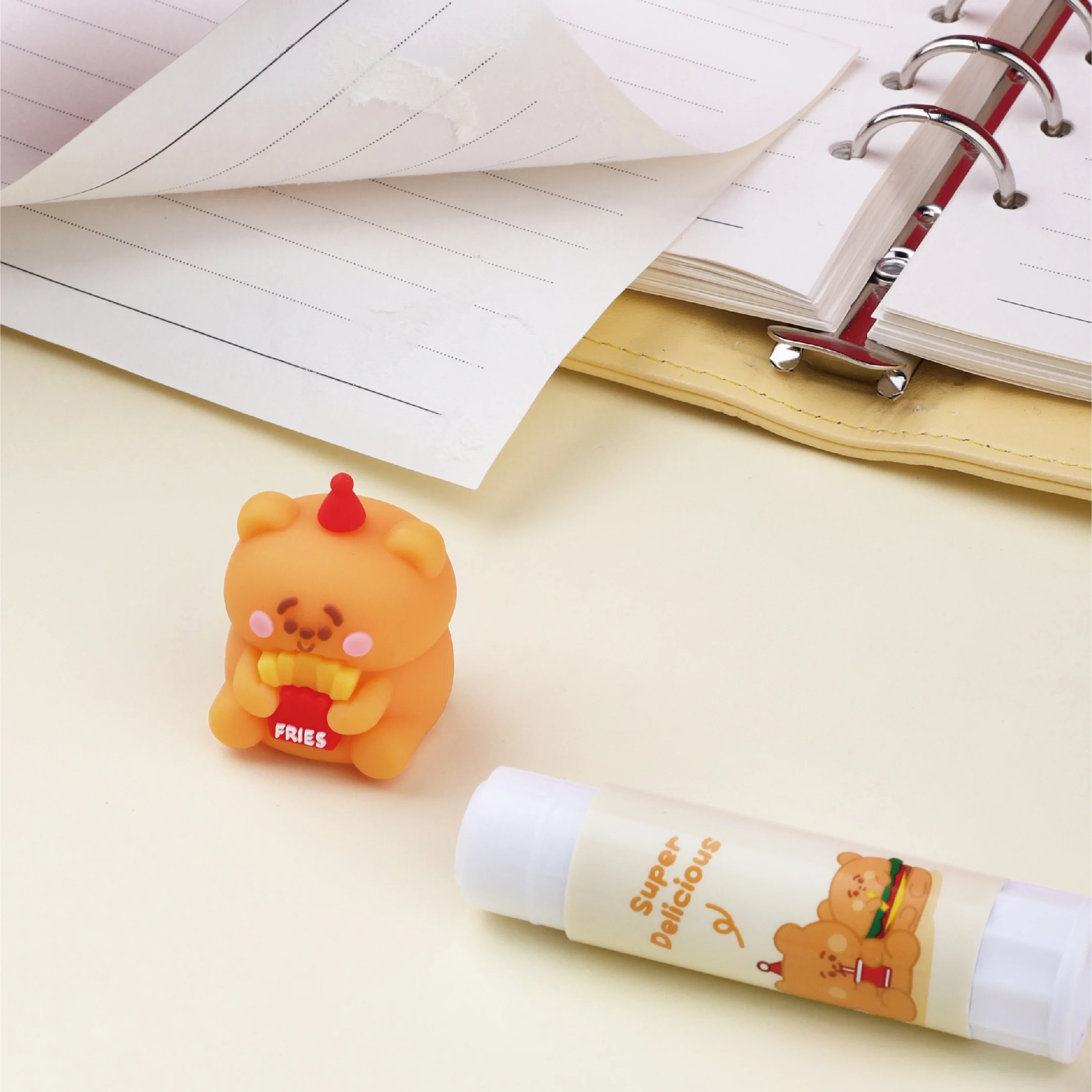 Solid Glue Sticks Cute School Supplies Clear Washable High Viscosity Solid, Cheap Price Animals Design Stick Glue