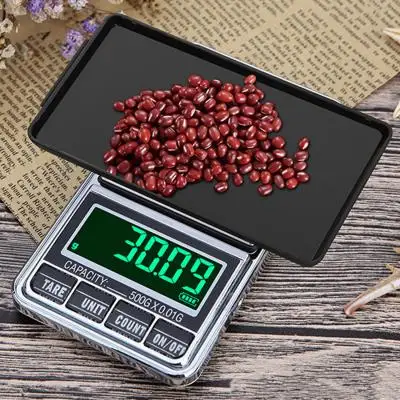 B2C ecommerce Hot 500G/0.01g Mini Digital USB Pocket Scale Jewelry Scale Electronic Weight Balance