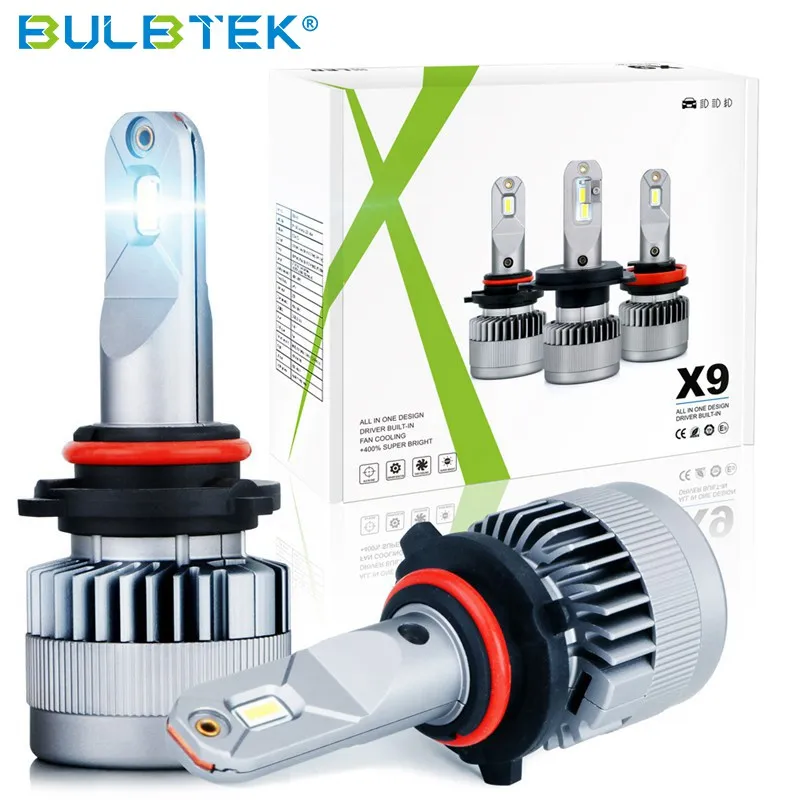 BULBTEK X9 9005 high performance led light headlight bulb best seller conversion kit led