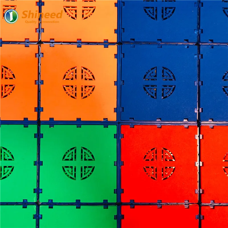 High Duty Plastic PP Sports Flooring Tile For Basketball Court Flooring Material Kids Playground Floor Kindergarten