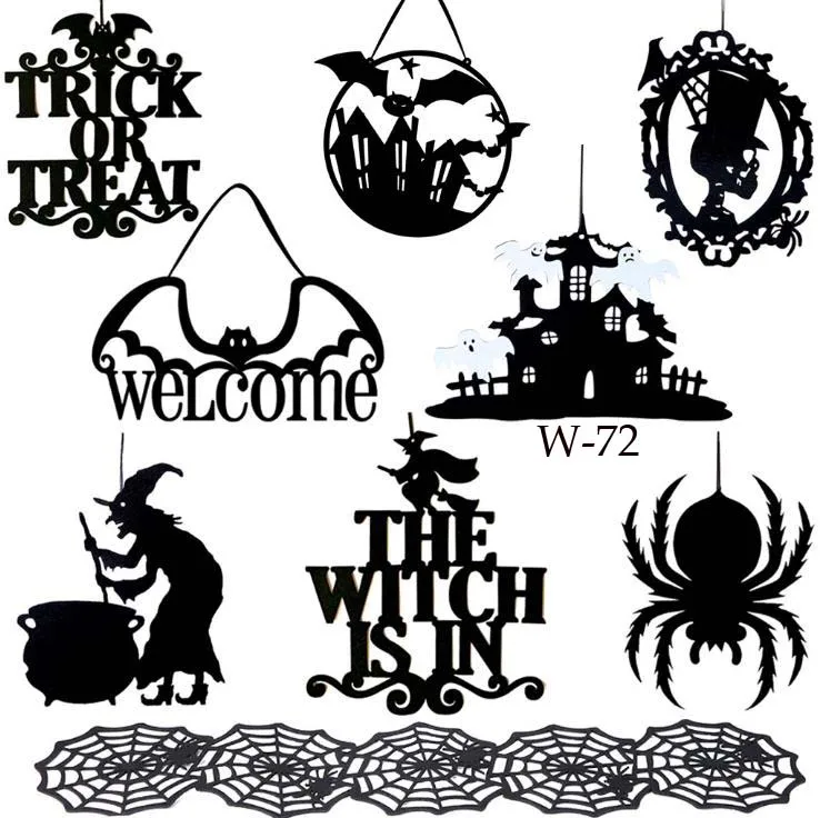 
2020 Amazon hot sale halloween front door decoration hanging ghosts 