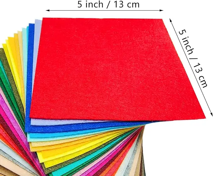 В наличии фетровый квадратный лист войлочная бумага размера А4 высококачественный объемный полиэфирный войлочный для детских поделок