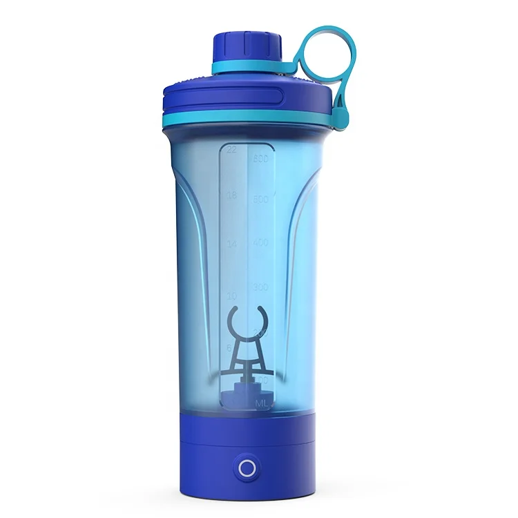 Twist-on Wide Drinking Port Protein Powder Electric Shaker Leaking Proof Bottle Electric Blender it Bottle Shake