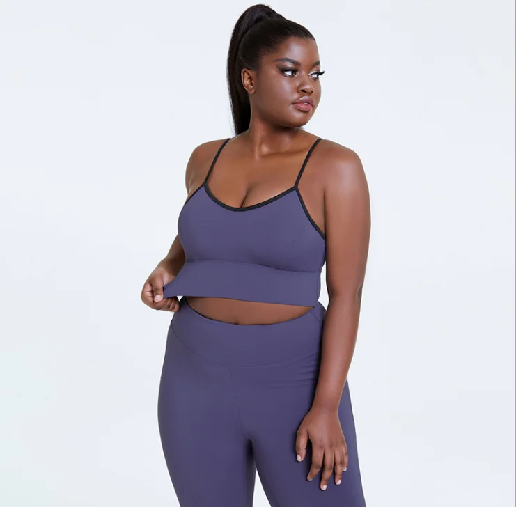 L XL XXL 3XL 4XL Wholesale low MOQ Plus Size Activewear Fitness Wear Sport Wear Women Plus Size Yoga Set