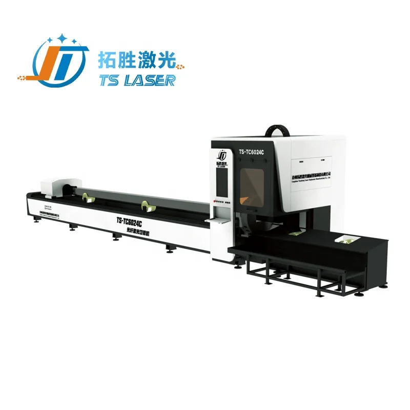 Plate  Pipes Fiber 3D Laser Cutting Machine with Two Chucks China Professional Pipe Laser Cutting Machine for Metal Tube