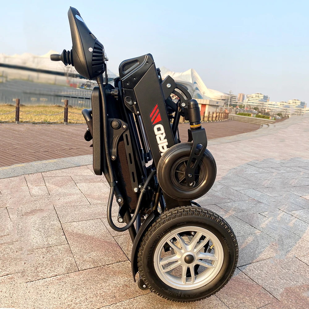 2022 Top Selling Product Manufacturer Direct Sale Disabled Lithium Battery Folding Wheel Chair Lightweight Power Wheelchair