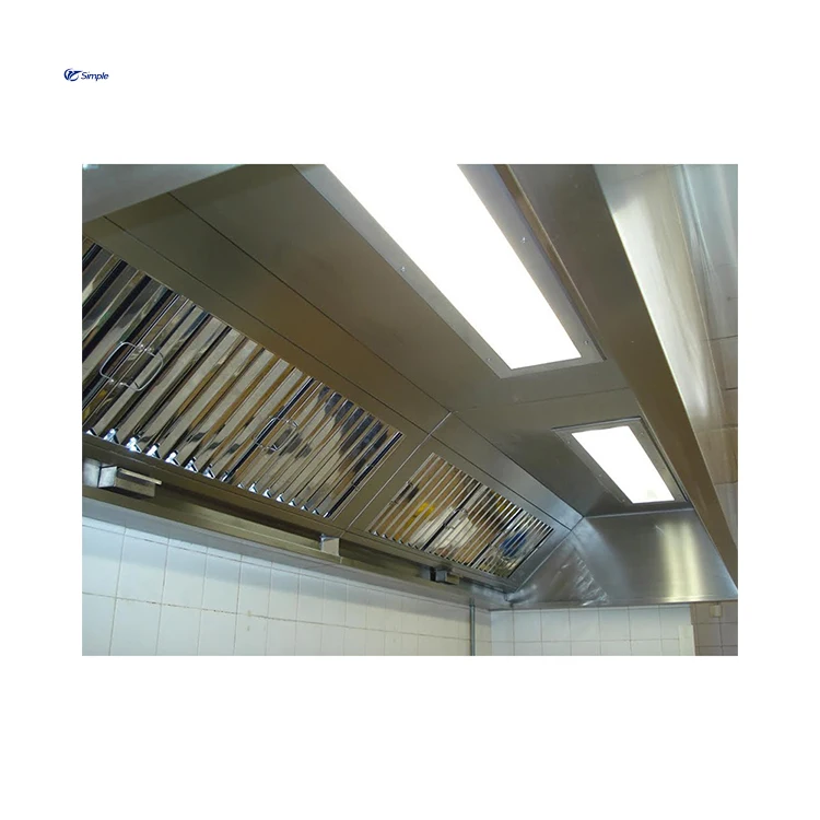 Customized Stainless Steel Grease Kitchen Range Hood Baffle Filter Grease Filter Kitchen Hood
