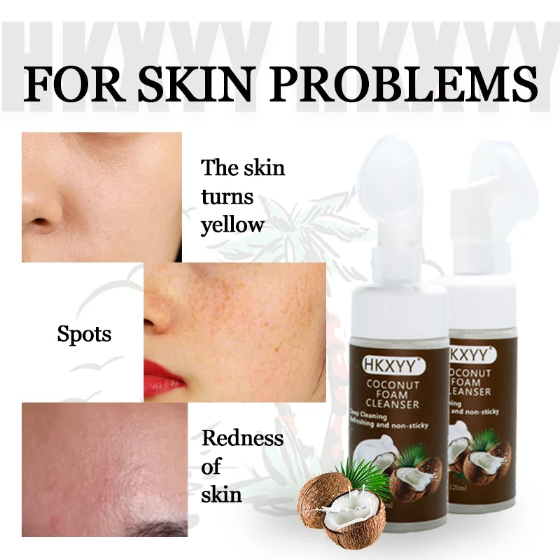 Private Label Customized Organic Face Wash Soothes and Brightens Skin Natural Vegan Coconut Foaming Foaming Cleanser