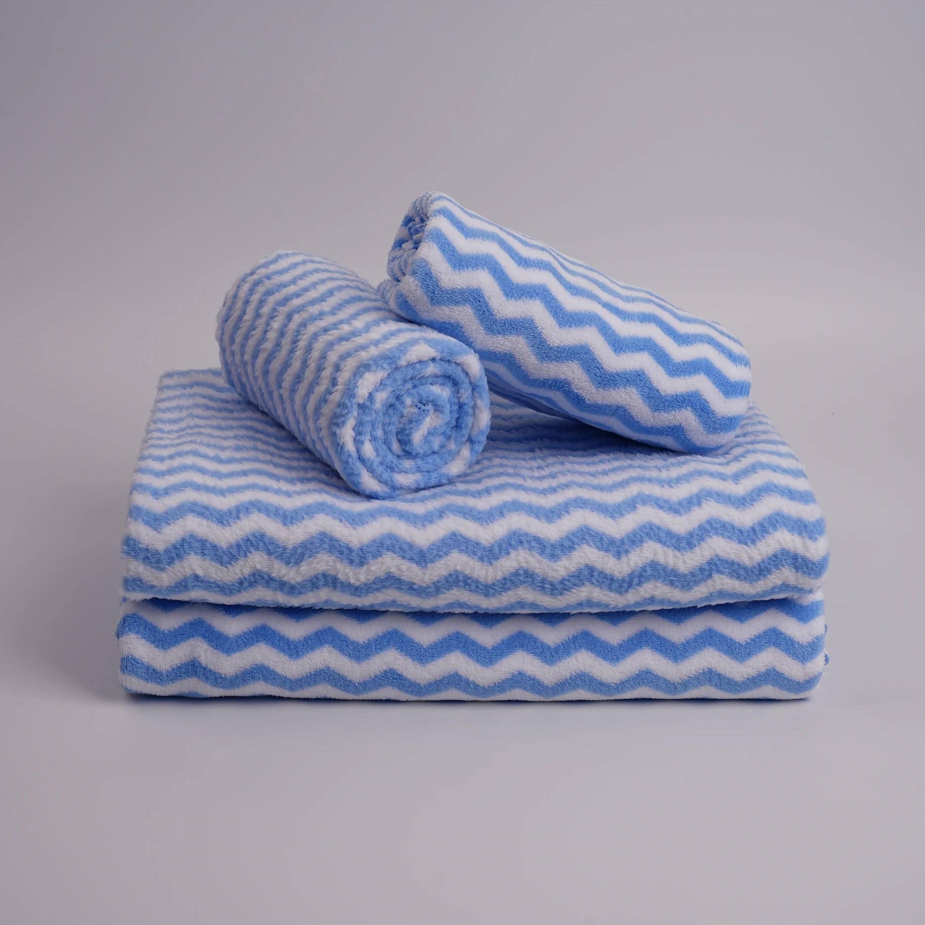 Custom Printed Coral Fleece Microfiber Towel Set Absorbent Daily Use for Home Sports Pattern Adults Men Hotel Wedding Gift Child