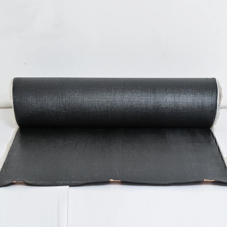 Industrial-Style Self-Adhesive Waterproofing Membrane Quick Response Strong Cross Membrane Roof Application HDPE/Asphalt/SBS 3mm