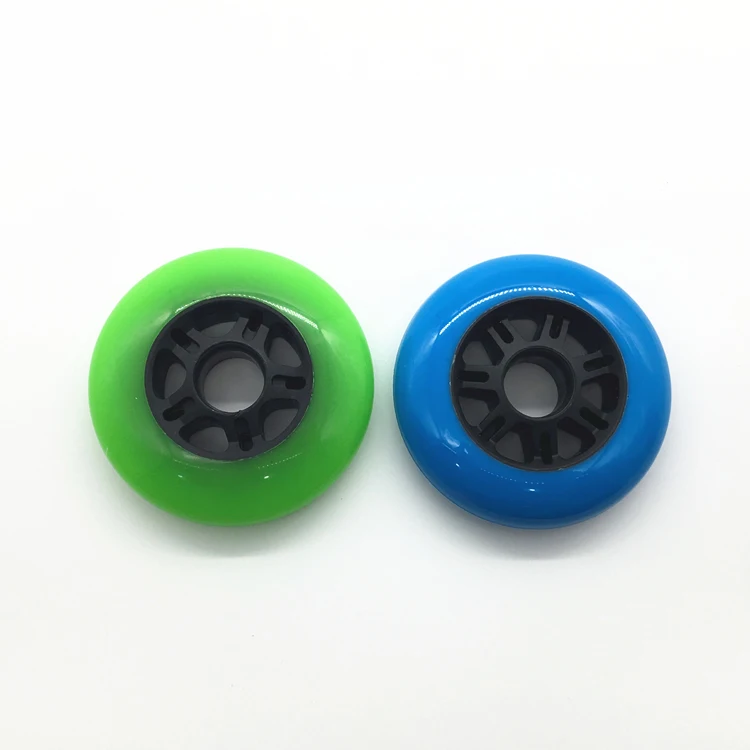 Factory Sale OEM roller skate 90mm 100MM 110MM two layers inlineskates wheel super durable inline skating 90 mm roller wheels