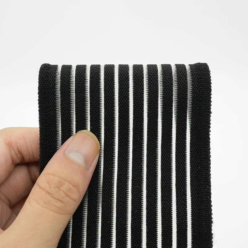 Wholesale polyester 25-40mm Elastic Band Stretch Fabric Strap Tape for Sewing Clothes & Garments Webbing