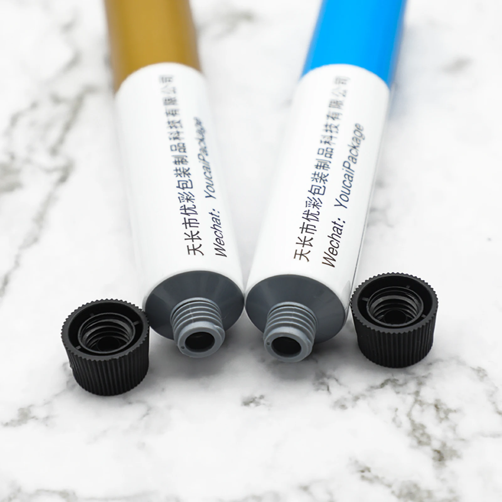 China Factory Good Quality Small Size Empty Aluminum Plastic Tube With PE Cover