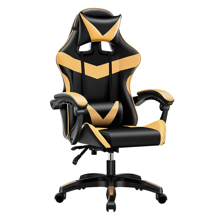 PU leather Computer Reclining High Back Ergonomic Chair Gaming Chair With Wheel