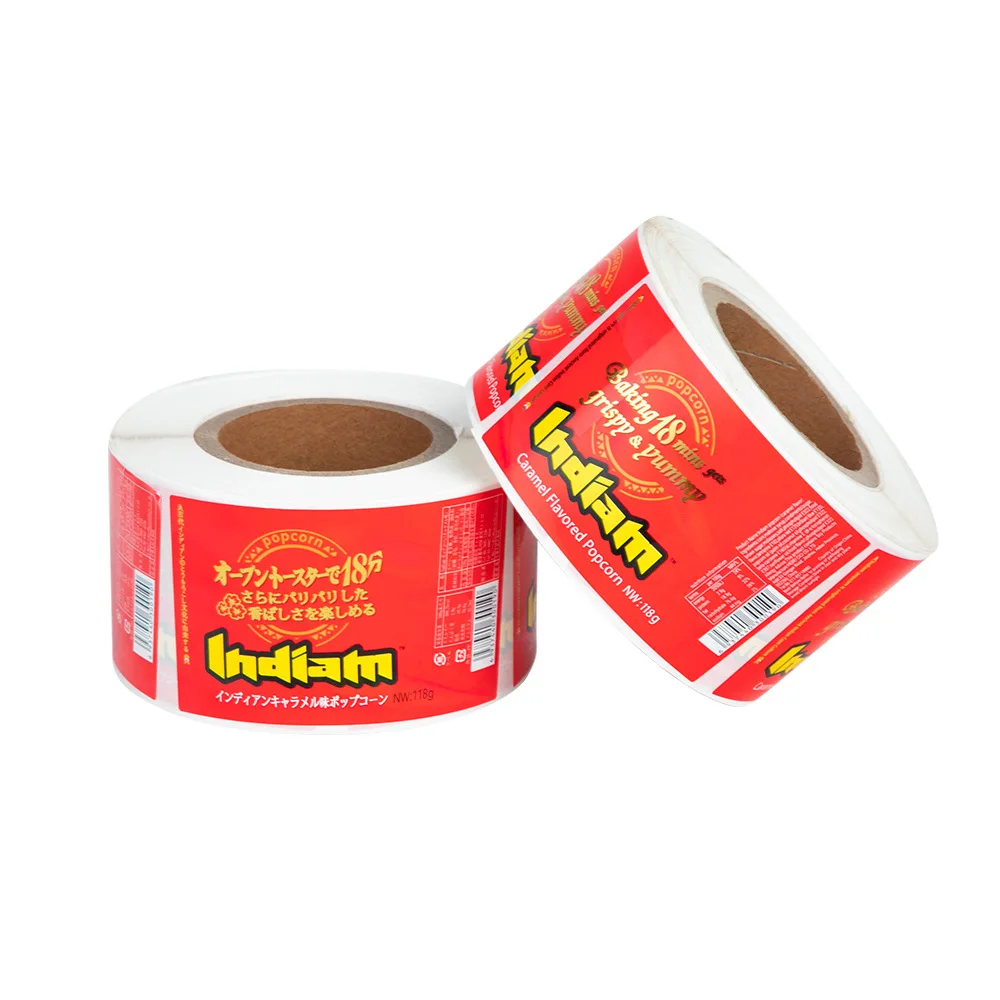 Wholesale New Printing Self-Adhesive Sticker Custom Logo Clear Vinyl Labels For Product Branding Pantone Color Waterproof