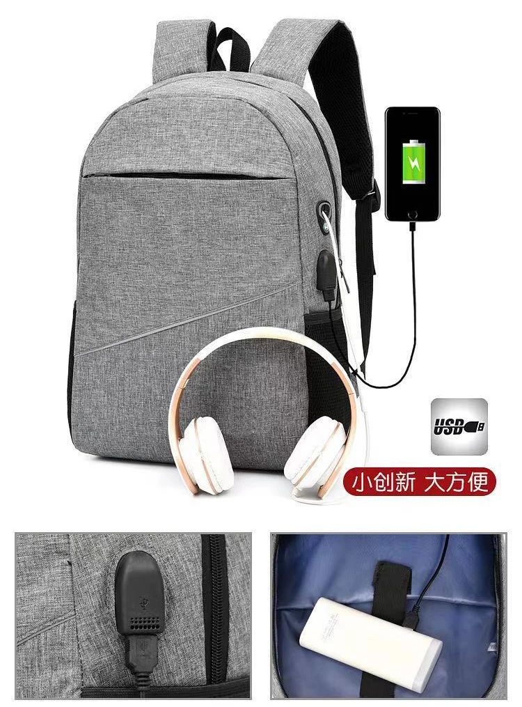 3 in 1 Laptop Backpacks Computer Waterproof Large Capacity 3 Pcs Set for Men Student Travel Outdoor Bags Office Polyester