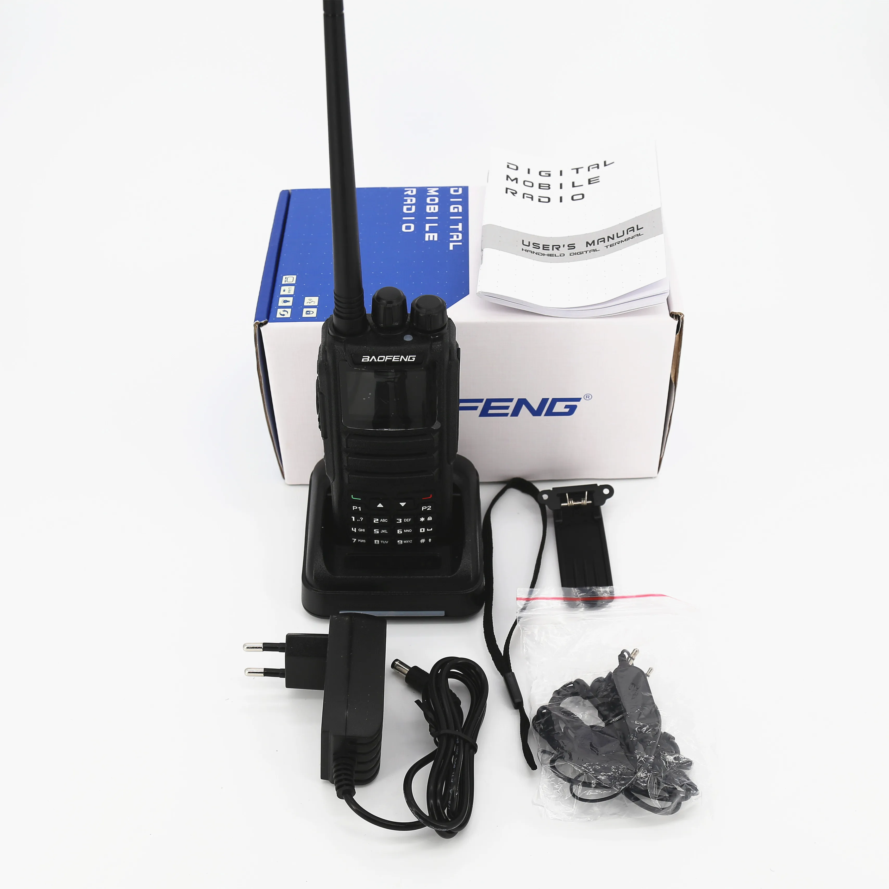 Baofeng DM-1701 портативный радио двухдиапазонный иди и болтай walkie talkie baofeng Радио 136-174 МГц 400-480 приемопередатчик Walkie