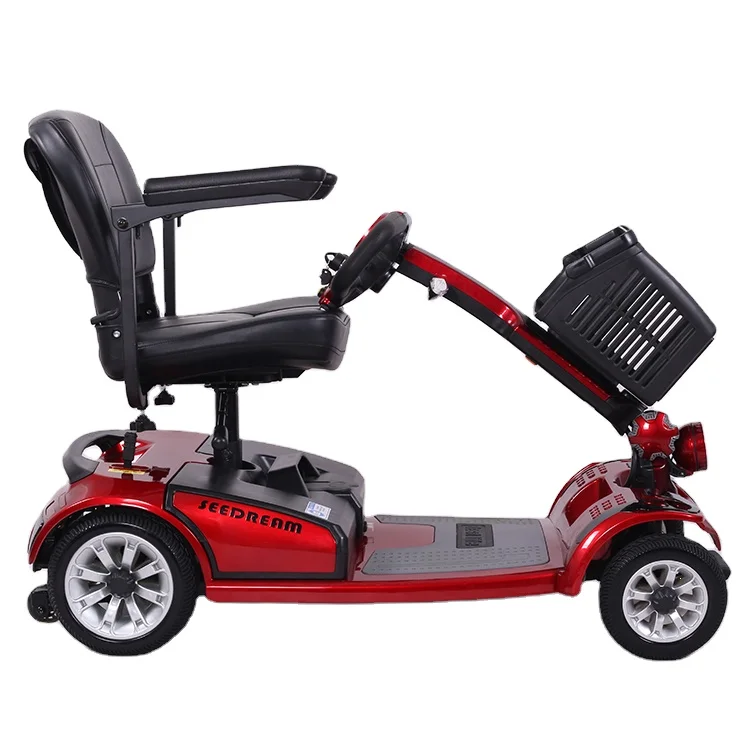 Removable battery box portable folding light weight electric mobility scooters