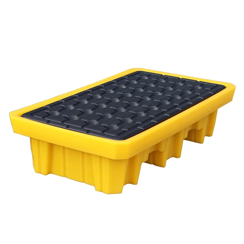 2 Drums Spill Plastic Containment Pallet