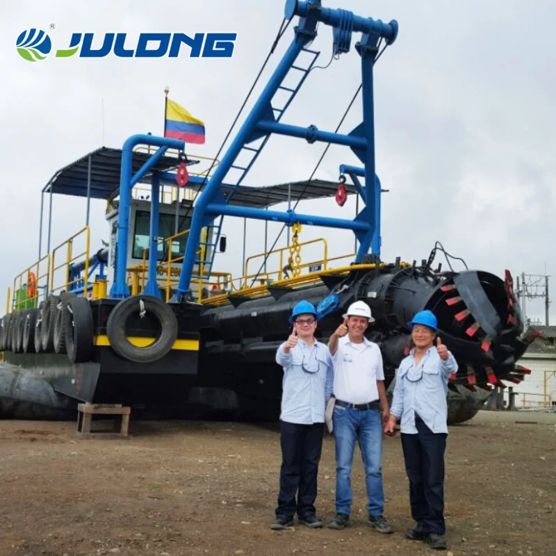 Medium-Sized Sand Mining Dredger Cutter Suction Dredger with 15 m Dredging Depth