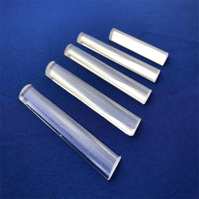 High Temperature Clear Quartz Glass Insulator Rod Cutting Custom Size Zirconia Ceramic Rod