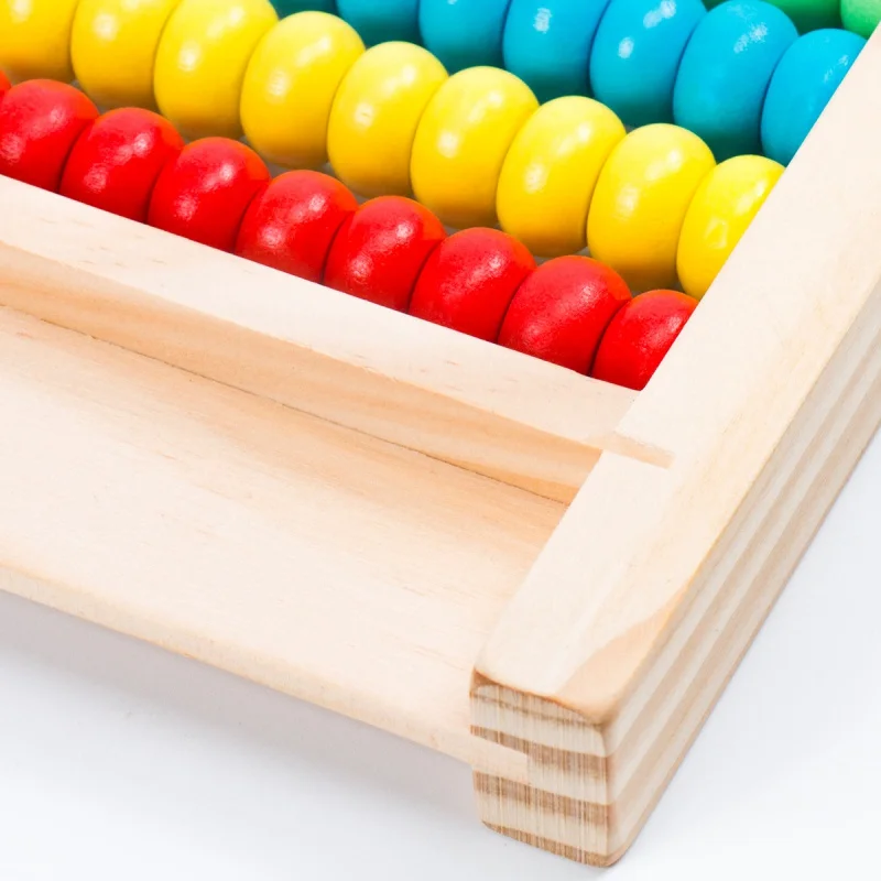 TS Montessori Digital Calculation Stand  Building  Early Education Abacus Beads Math Operation Learning Tools