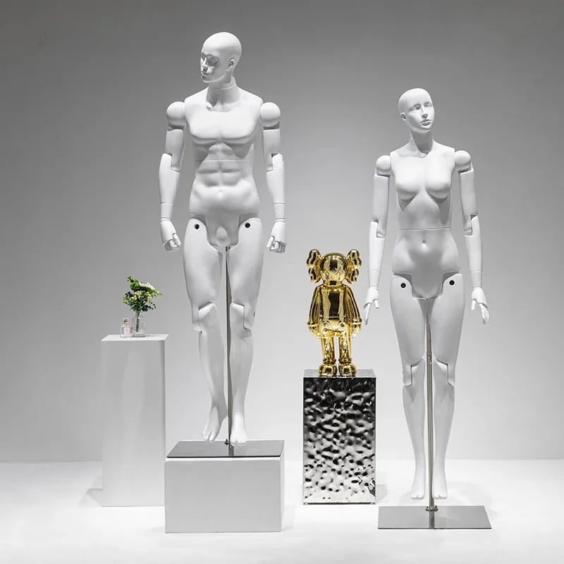 Sports model props male and female robots movable articulated dummy window full-body mannequin display stand